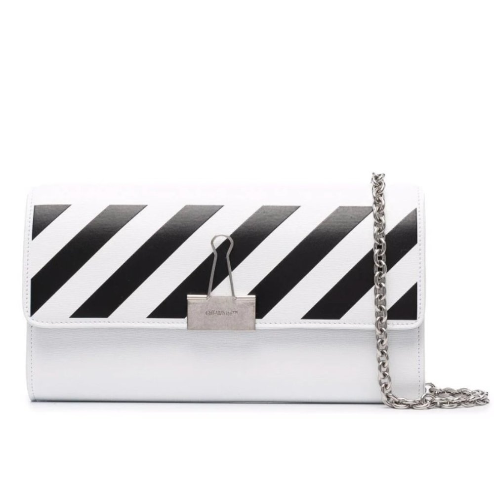 Off - White Binder Chain Shoulder Bag (New Season)